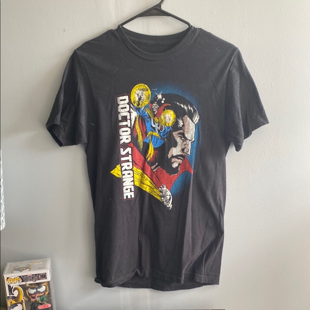 S | Doctor Strange Black Graphic T-Shirt